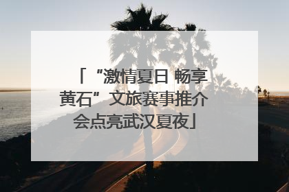 “激情夏日 畅享黄石”文旅赛事推介会点亮武汉夏夜