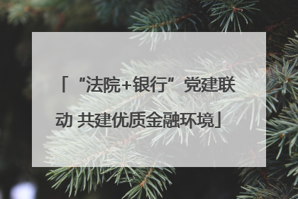 “法院+银行”党建联动 共建优质金融环境