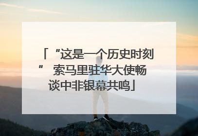 “这是一个历史时刻” 索马里驻华大使畅谈中非银幕共鸣