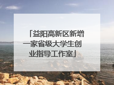 益阳高新区新增一家省级大学生创业指导工作室