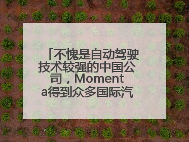 不愧是自动驾驶技术较强的中国公司，Momenta得到众多国际汽车品牌青睐！