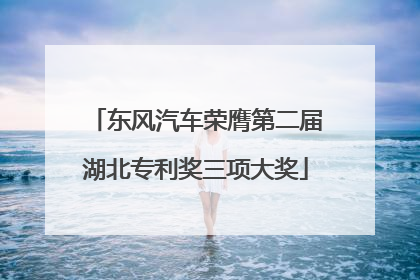 东风汽车荣膺第二届湖北专利奖三项大奖