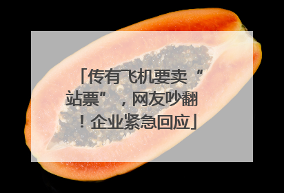 传有飞机要卖“站票”，网友吵翻！企业紧急回应