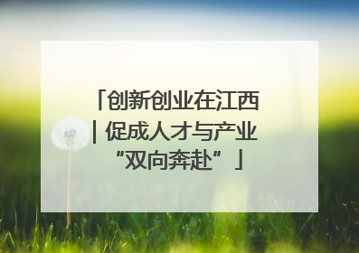 创新创业在江西｜促成人才与产业“双向奔赴”
