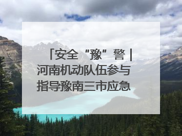 安全“豫”警｜河南机动队伍参与指导豫南三市应急救援实训 强化协同作战效能