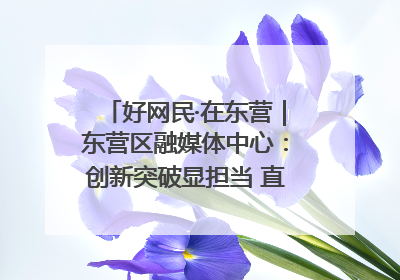 好网民·在东营｜东营区融媒体中心：创新突破显担当 直播赋能谱华章