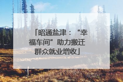 昭通盐津：“幸福车间”助力搬迁群众就业增收