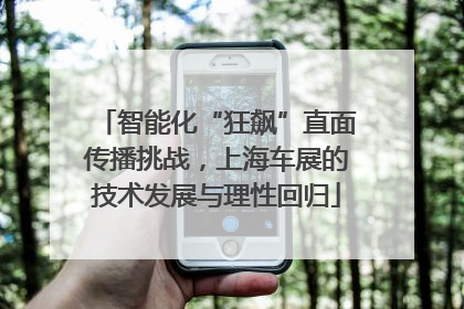 智能化“狂飙”直面传播挑战，上海车展的技术发展与理性回归