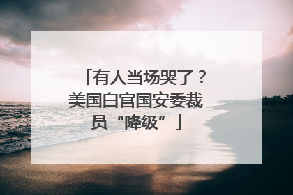 有人当场哭了？美国白宫国安委裁员“降级”