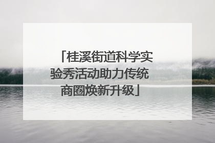 桂溪街道科学实验秀活动助力传统商圈焕新升级