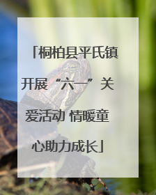 桐柏县平氏镇开展“六一”关爱活动 情暖童心助力成长