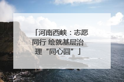 河南西峡：志愿同行 绘就基层治理“同心圆”
