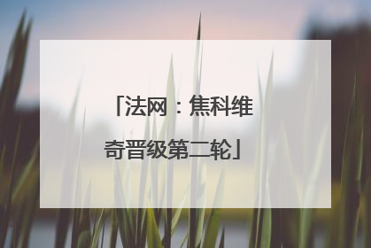 法网：焦科维奇晋级第二轮