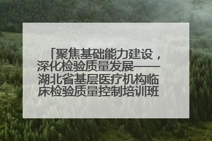 聚焦基础能力建设，深化检验质量发展——湖北省基层医疗机构临床检验质量控制培训班（孝感站）成功举办