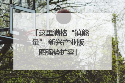 这里满格“镇能量” 新兴产业版图强势扩容