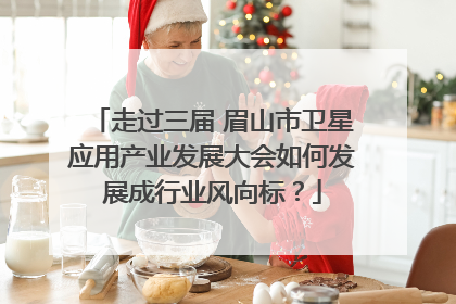 走过三届 眉山市卫星应用产业发展大会如何发展成行业风向标？