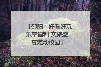 邵阳：好看好玩乐享福利 文旅盛宴燃动校园