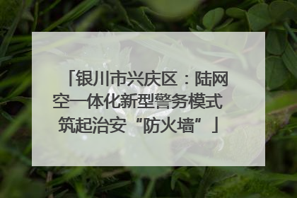 银川市兴庆区：陆网空一体化新型警务模式筑起治安“防火墙”