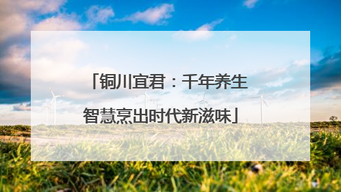 铜川宜君：千年养生智慧烹出时代新滋味