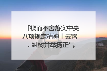 锲而不舍落实中央八项规定精神丨云霄：纠树并举扬正气 作风建设谱新章