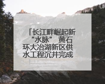长江畔崛起新“水脉” 黄石环大冶湖新区供水工程沉井完成底板浇筑