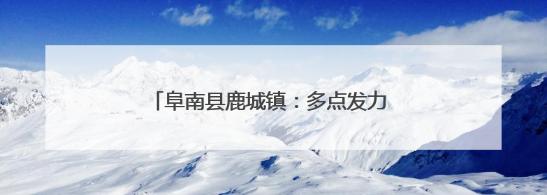阜南县鹿城镇：多点发力 筑牢秸秆禁烧“防火墙”