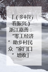 （乡村行·看振兴）浙江嘉善：“零工经济”助乡村民众“家门口”增收